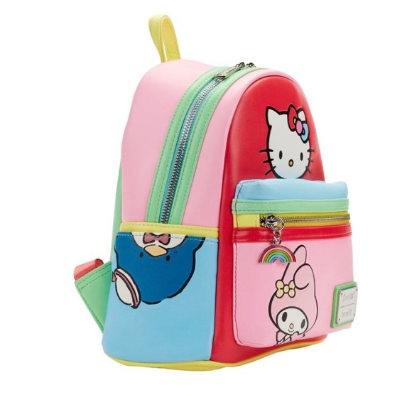 Sanrio Hello Kitty My Melody & Friends Kuromi Mini Color Backpack by Loungefly - Picture 7 of 16